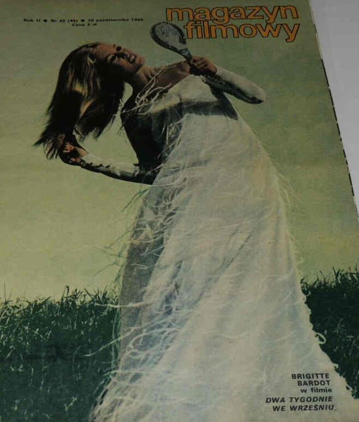 MAGAZYN FILMOWY magazine side cover 20 October 1968