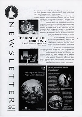 MAGIC LANTERN SOCIETY | THE magazine side cover Issue 90  