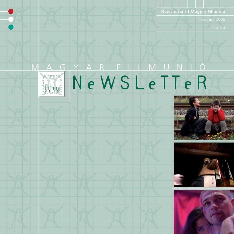 MAGYAR FILMUNIO NEWSLETTER magazine side cover Issue 13  February 2008