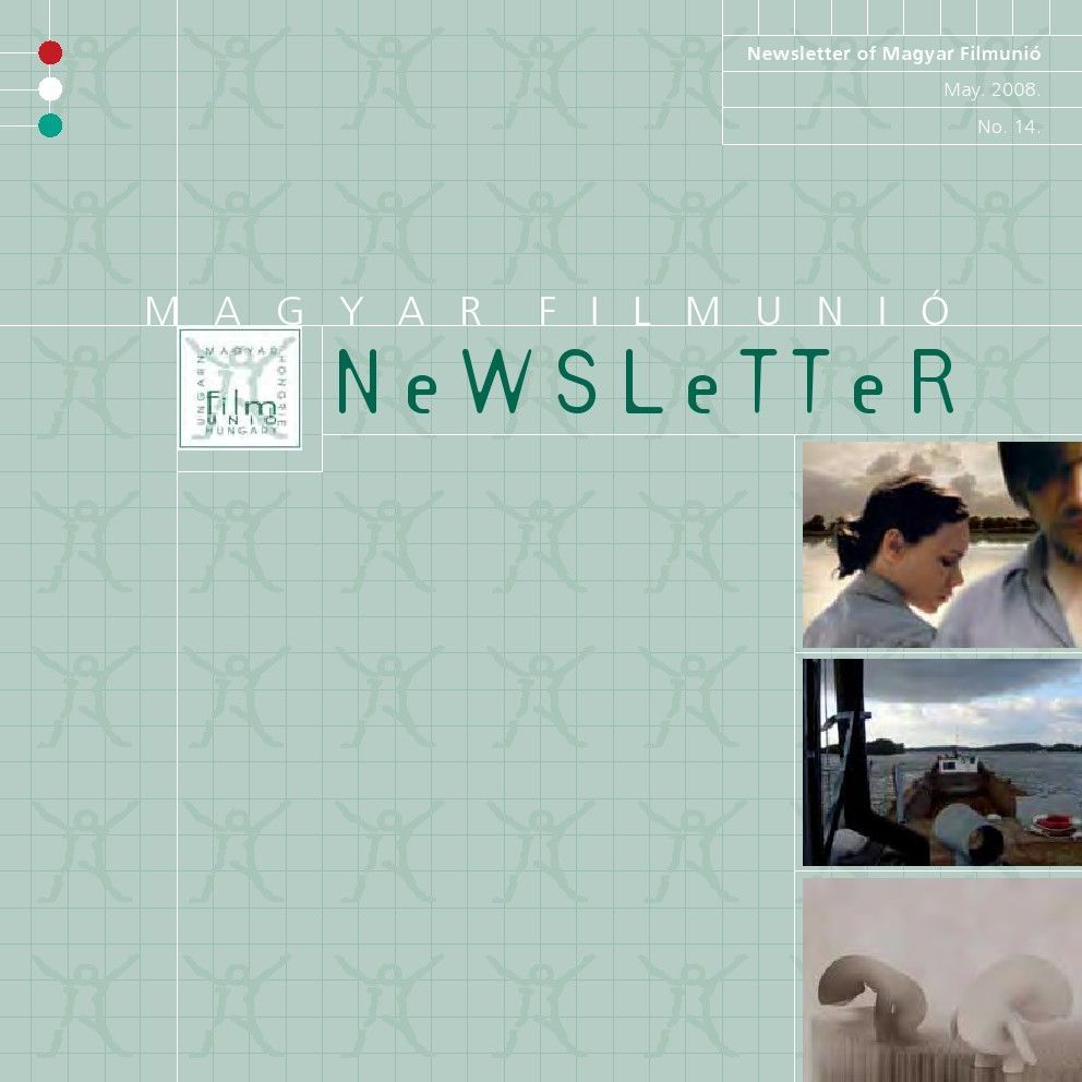 MAGYAR FILMUNIO NEWSLETTER magazine side cover Issue 14  May 2008