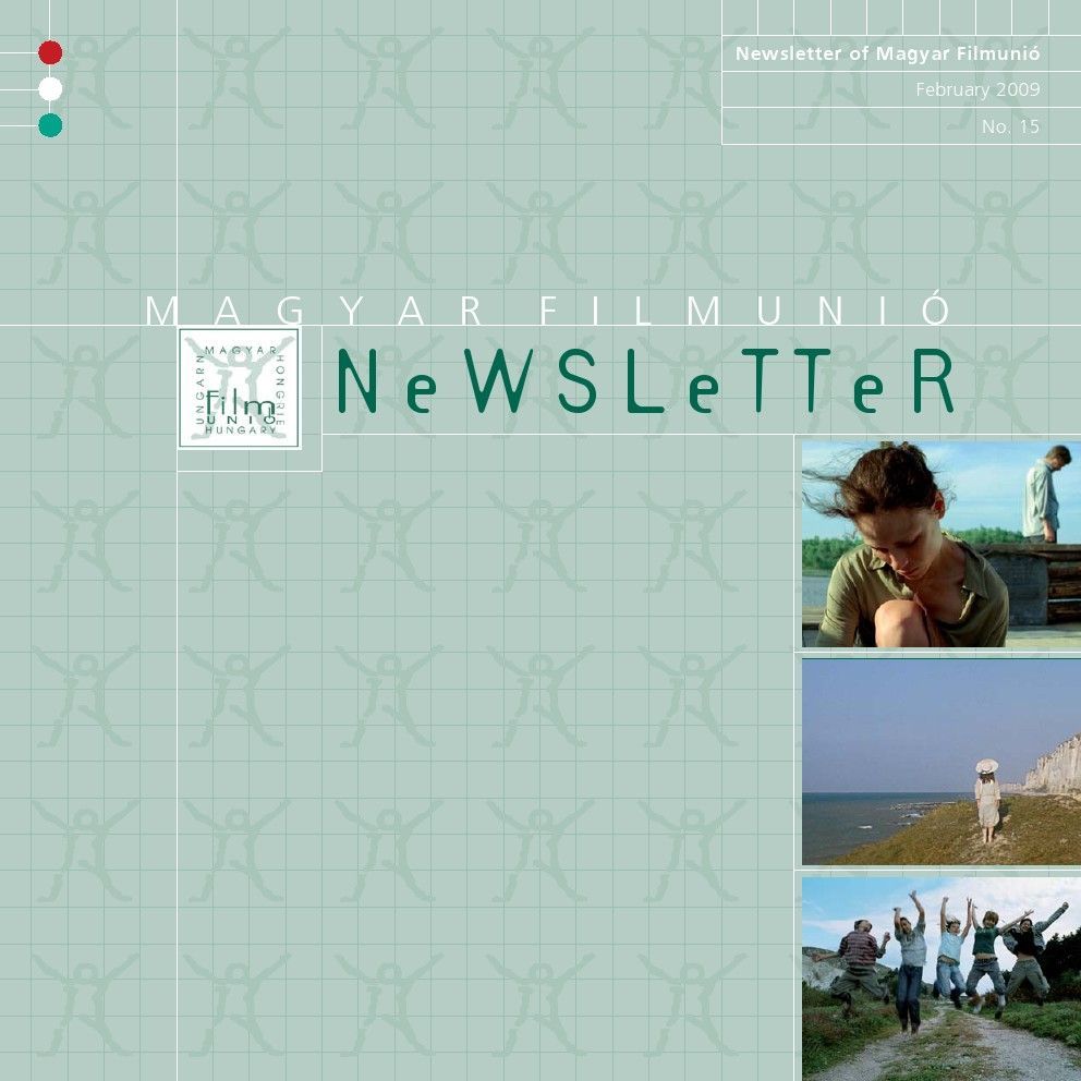 MAGYAR FILMUNIO NEWSLETTER magazine side cover Issue 15  February 2009