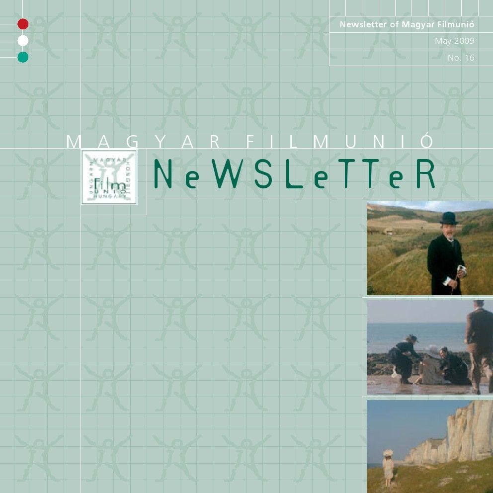 MAGYAR FILMUNIO NEWSLETTER magazine side cover Issue 16  May 2009