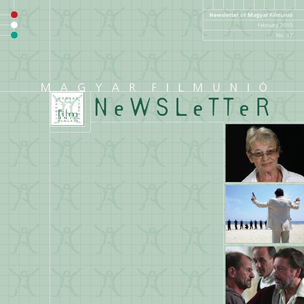 MAGYAR FILMUNIO NEWSLETTER magazine side cover Issue 17  February 2010