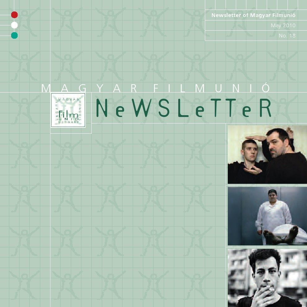 MAGYAR FILMUNIO NEWSLETTER magazine side cover Issue 18  May 2010