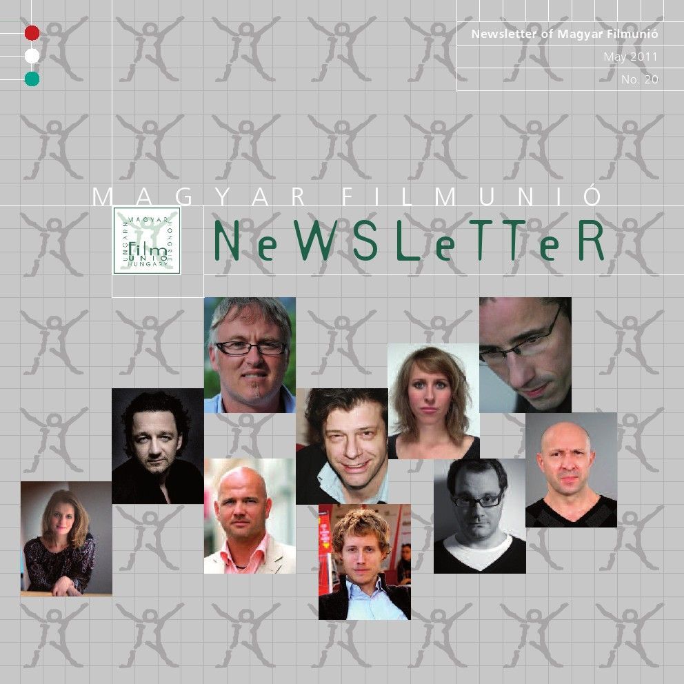 MAGYAR FILMUNIO NEWSLETTER magazine side cover Issue 20  May 2011