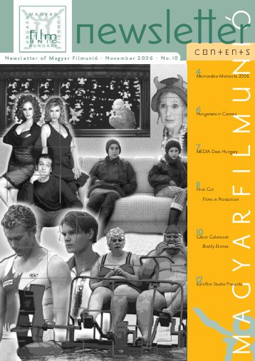 MAGYAR FILMUNIO NEWSLETTER magazine side cover Issue 10 November 2006