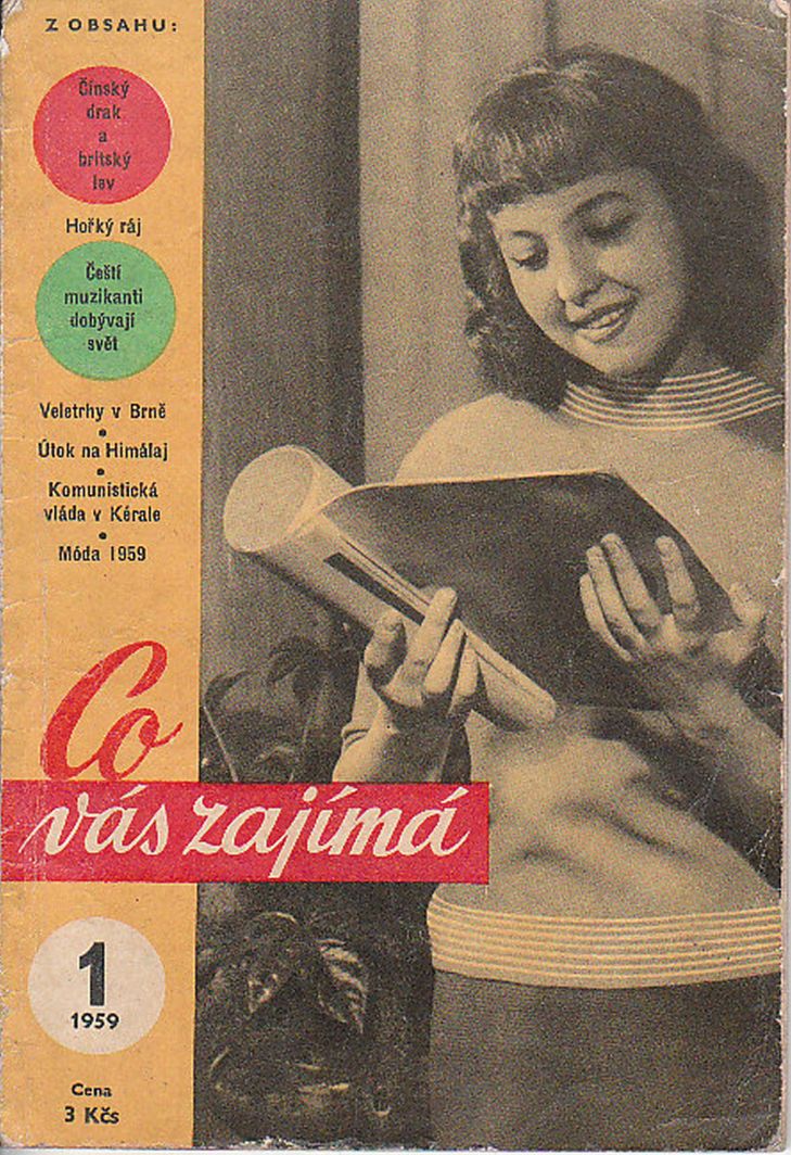 MAGAZIN CO VAS ZAJIMA magazine side cover Issue 1   1959