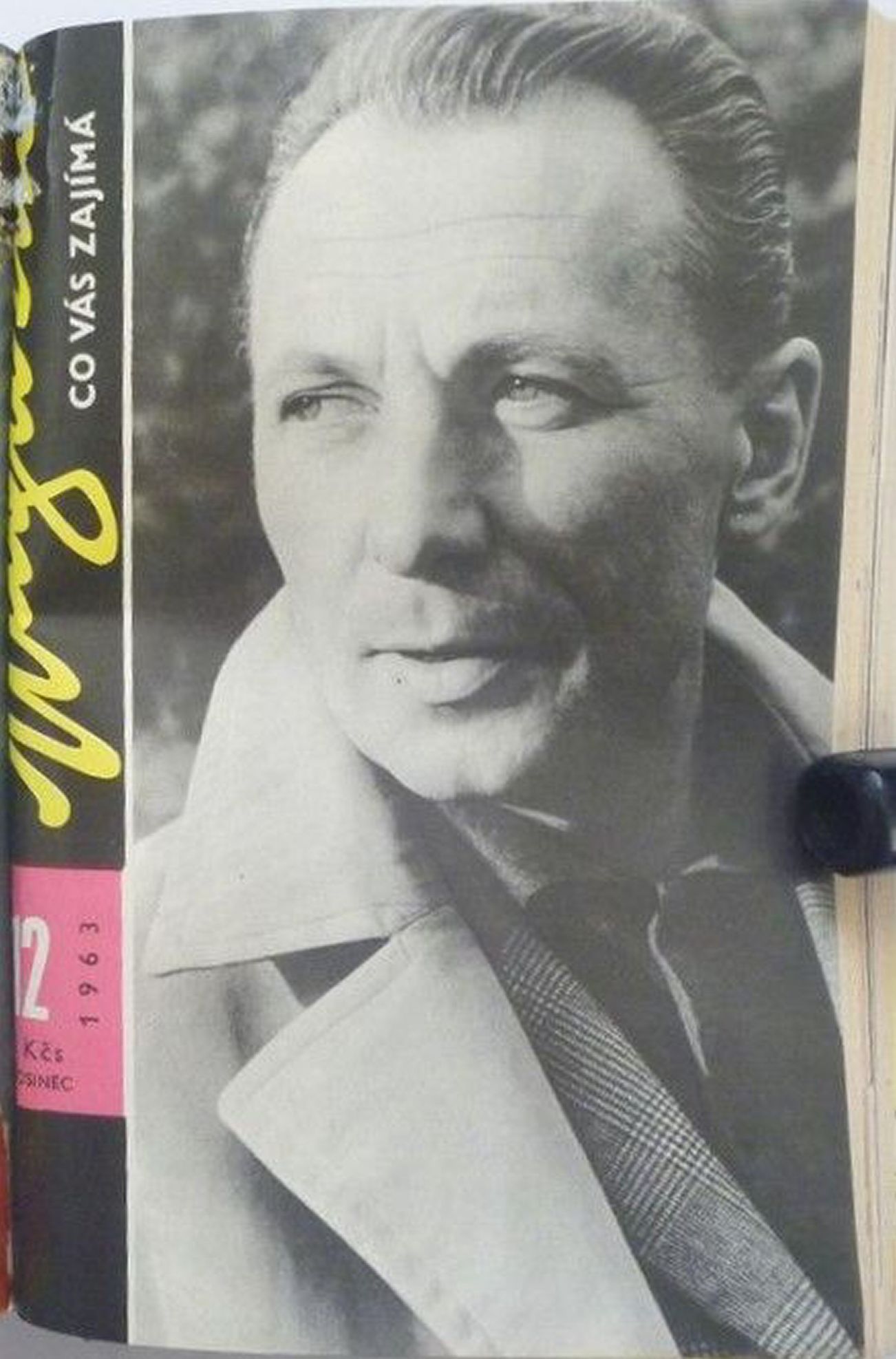 MAGAZIN CO VAS ZAJIMA magazine side cover Issue 12   1963