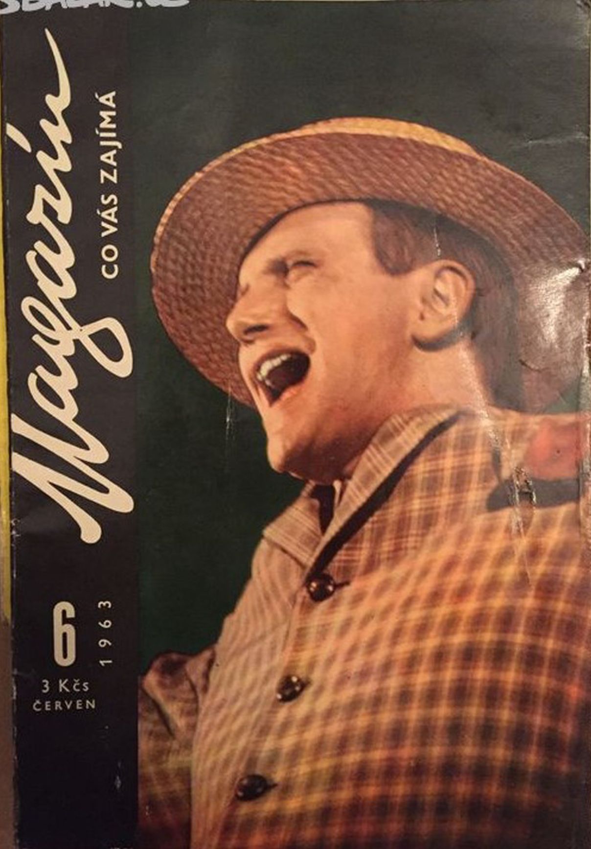 MAGAZIN CO VAS ZAJIMA magazine side cover Issue 6   1963