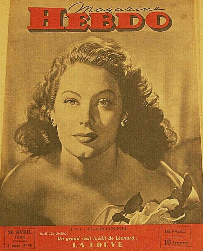 HEBDO magazine side cover Issue 48 28 April 1946