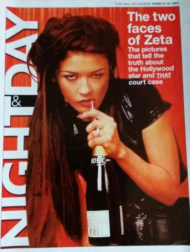 MAIL ON SUNDAY NIGHT AND DAY magazine side cover 30 March 2003