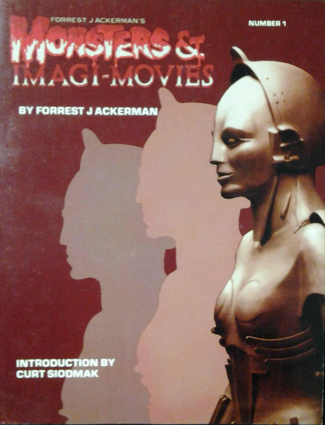 MONSTERS AND IMAGI-MOVIES magazine side cover Issue 1  1985
