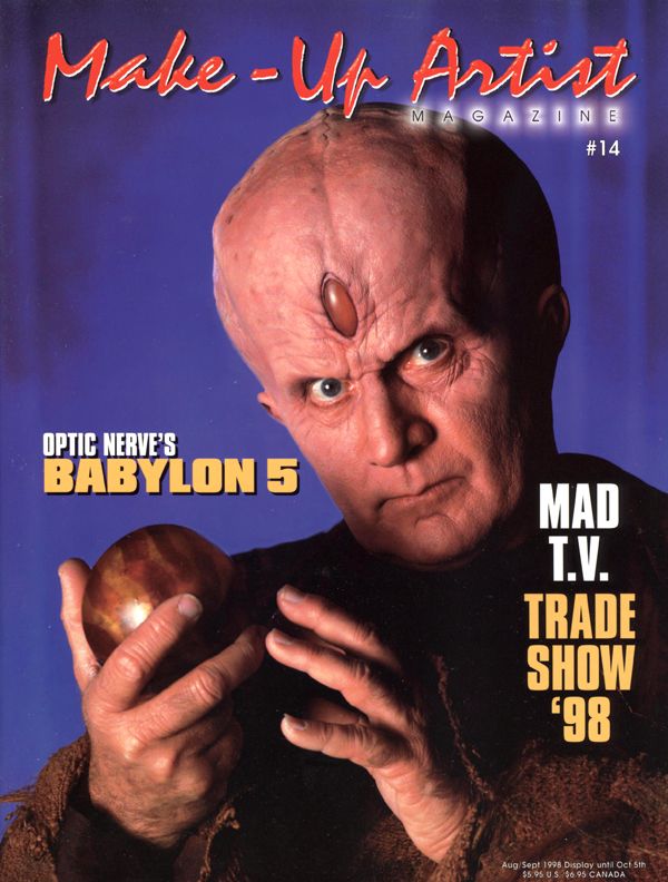 MAKE-UP ARTIST magazine side cover Issue 14 August/September 1998