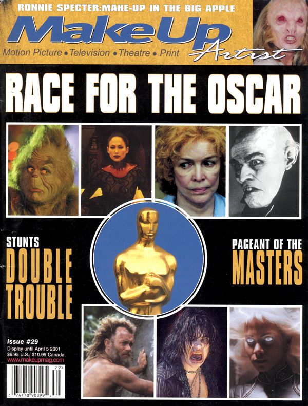 MAKE-UP ARTIST magazine cover Issue 29 February/March 2001