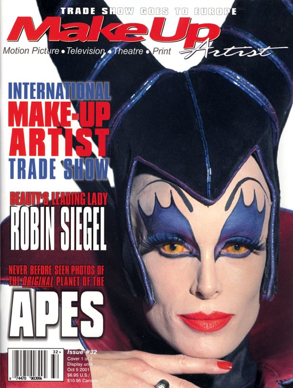 MAKE-UP ARTIST magazine cover Issue 32 August/September 2001