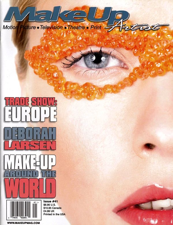 MAKE-UP ARTIST magazine side cover Issue 41 February/March 2003