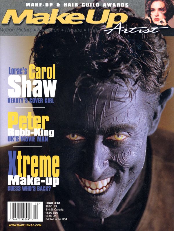 MAKE-UP ARTIST magazine cover Issue 42 April/May 2003