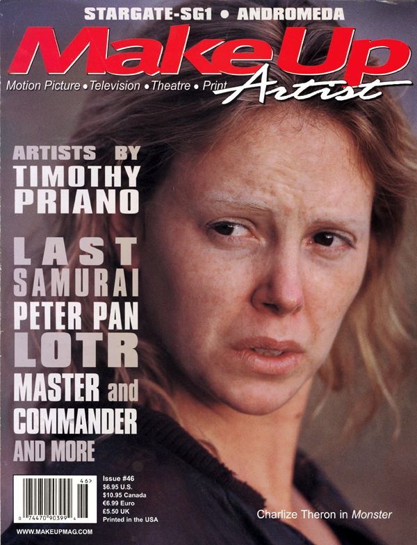 MAKE-UP ARTIST magazine side cover Issue 46 Dec/January 2004