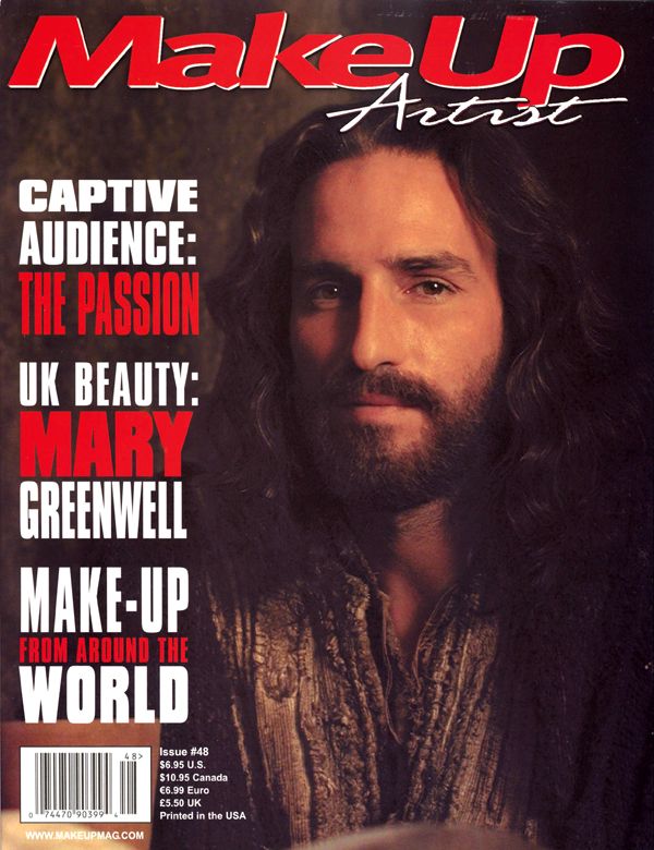 MAKE-UP ARTIST magazine side cover Issue 48 April/May 2004
