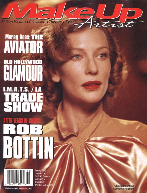MAKE-UP ARTIST magazine side cover Issue 50 August/September 2004