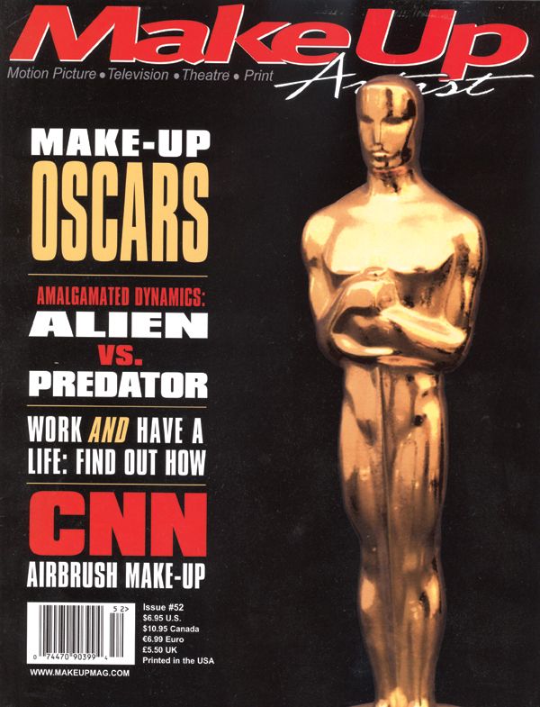 MAKE-UP ARTIST magazine side cover Issue 52 Dec/January 2005
