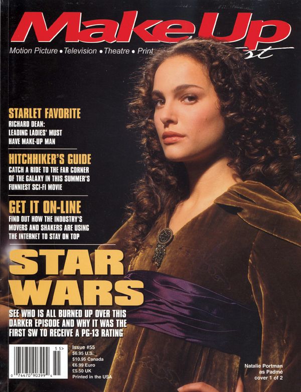 MAKE-UP ARTIST magazine side cover Issue 55 June/July 2005