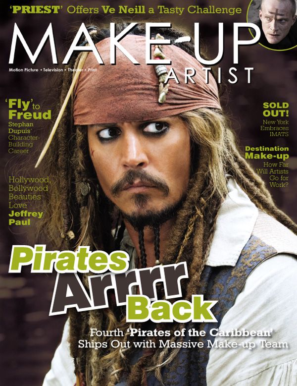 MAKE-UP ARTIST magazine side cover Issue 90 May/June 2011