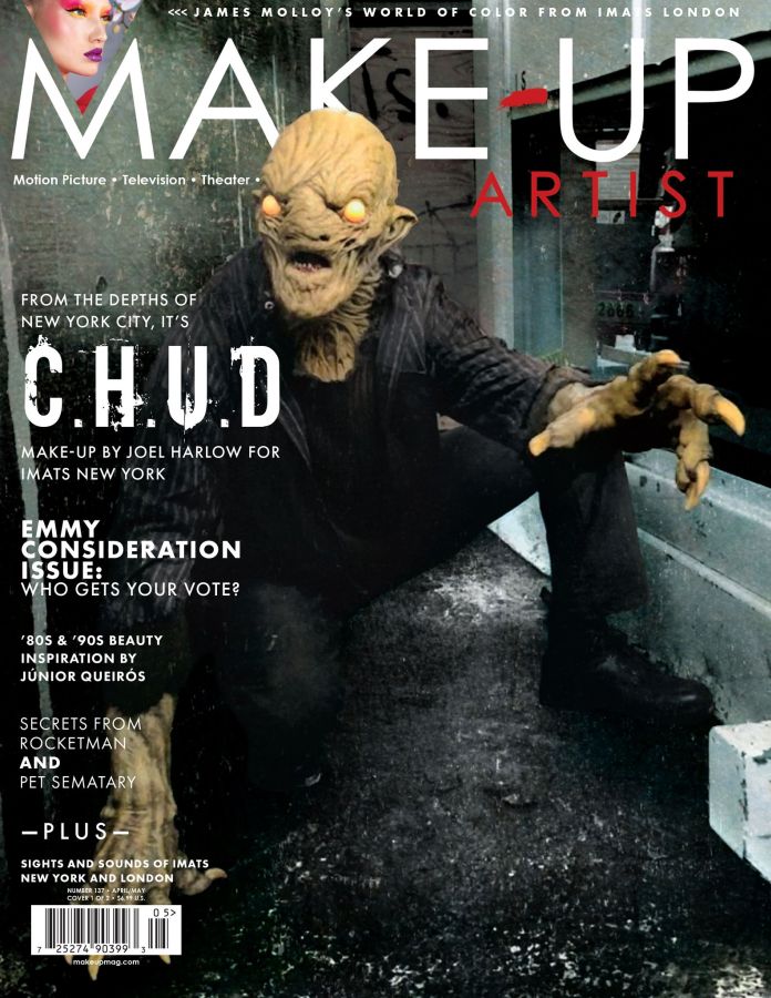 MAKE-UP ARTIST magazine side cover Issue 138  June/July 2019