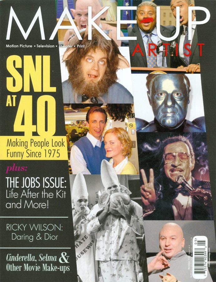 MAKE-UP ARTIST magazine side cover Issue 113 April/May 2015