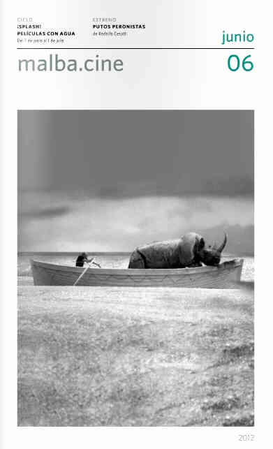 MALBA CINE magazine side cover June 2012