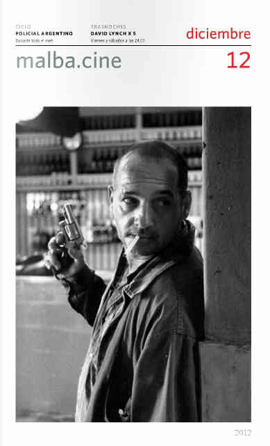 MALBA CINE magazine side cover December 2012