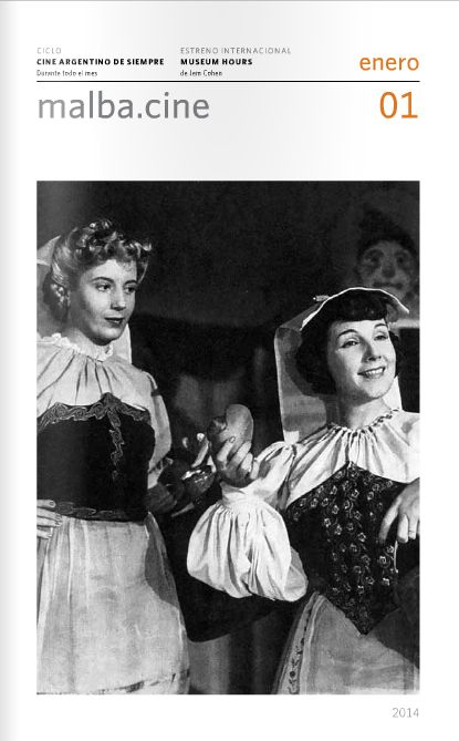 MALBA CINE magazine side cover January 2014