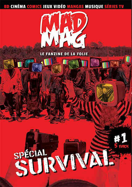 MAD MAG magazine side cover Issue 1  February 2016