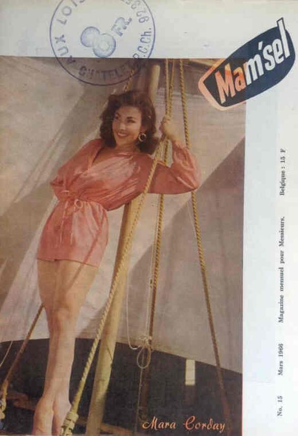 MAMSEL magazine side cover Issue 15  March 1966