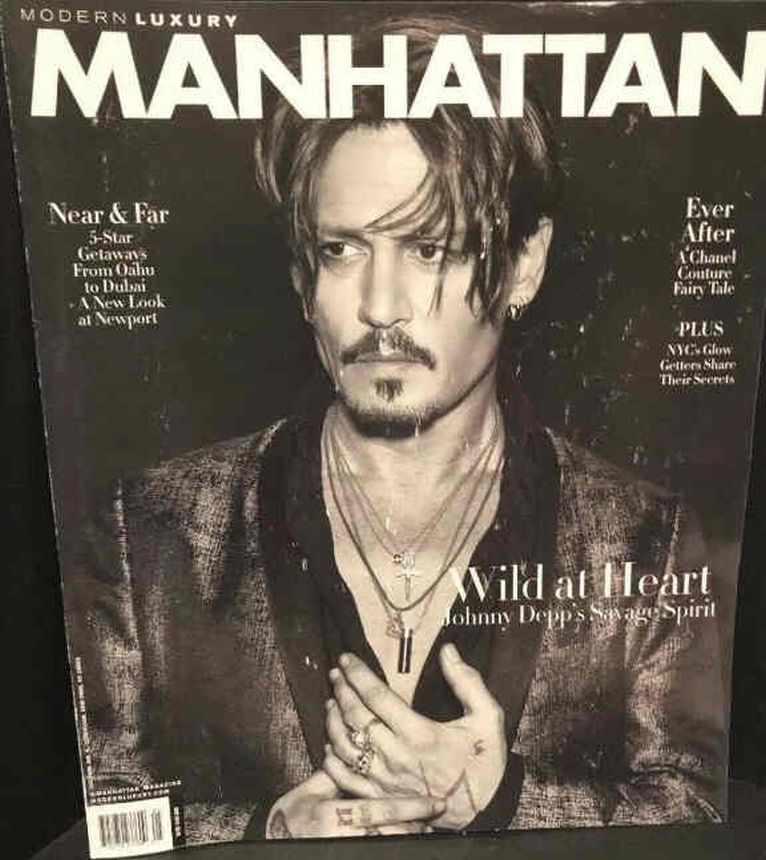 MODERN LUXURY MANHATTAN magazine side cover  May 2018