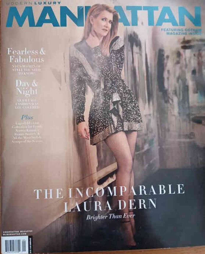 MODERN LUXURY MANHATTAN magazine side cover  September 2019
