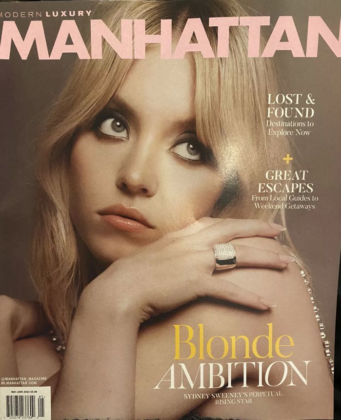 MODERN LUXURY MANHATTAN magazine side cover  May/June 2023