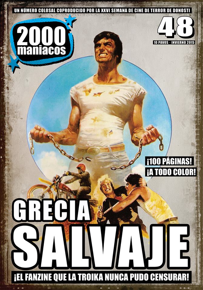 2000 MANIACOS magazine side cover Issue 48  
