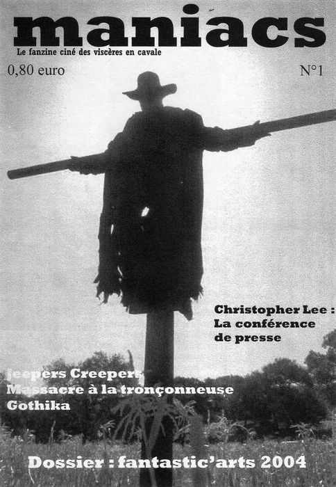 MANIACS magazine side cover Issue 1  