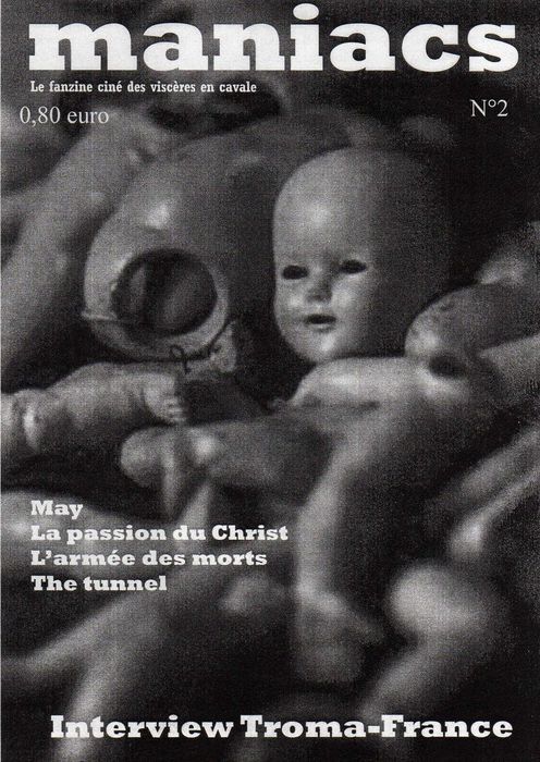MANIACS magazine side cover Issue 2  