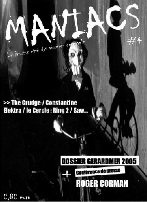 MANIACS magazine side cover Issue 4  