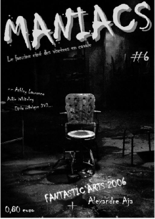 MANIACS magazine side cover Issue 6  