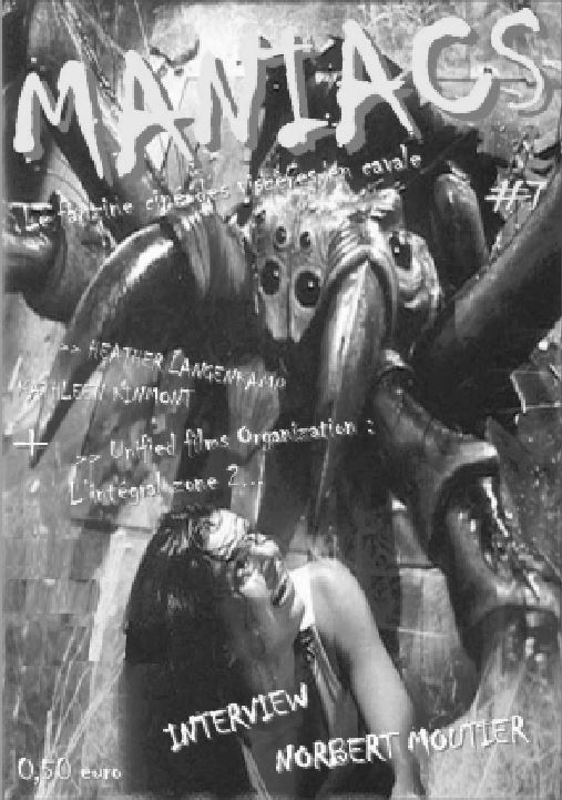 MANIACS magazine side cover Issue 7  