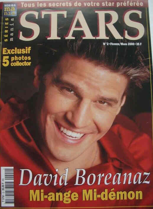 SERIES MANIA STARS magazine side cover Issue 2 February/March 2000