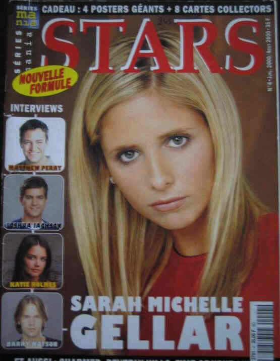 SERIES MANIA STARS magazine side cover Issue 4 July/August 2000