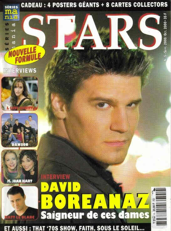 SERIES MANIA STARS magazine side cover Issue 5 September/October 2000