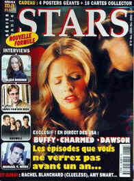 SERIES MANIA STARS magazine side cover Issue 6 November/December 2000