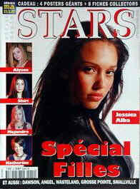 SERIES MANIA STARS magazine side cover Issue 12 November 2001