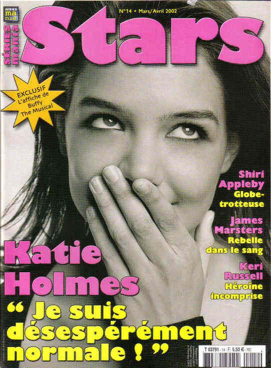SERIES MANIA STARS magazine side cover Issue 14 March/April 2002