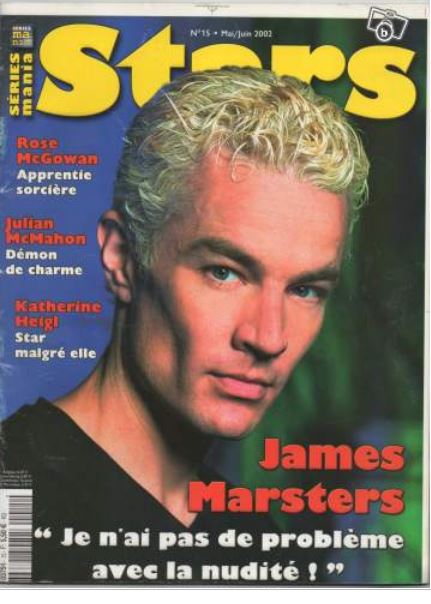 SERIES MANIA STARS magazine side cover Issue 15 May/June 2002